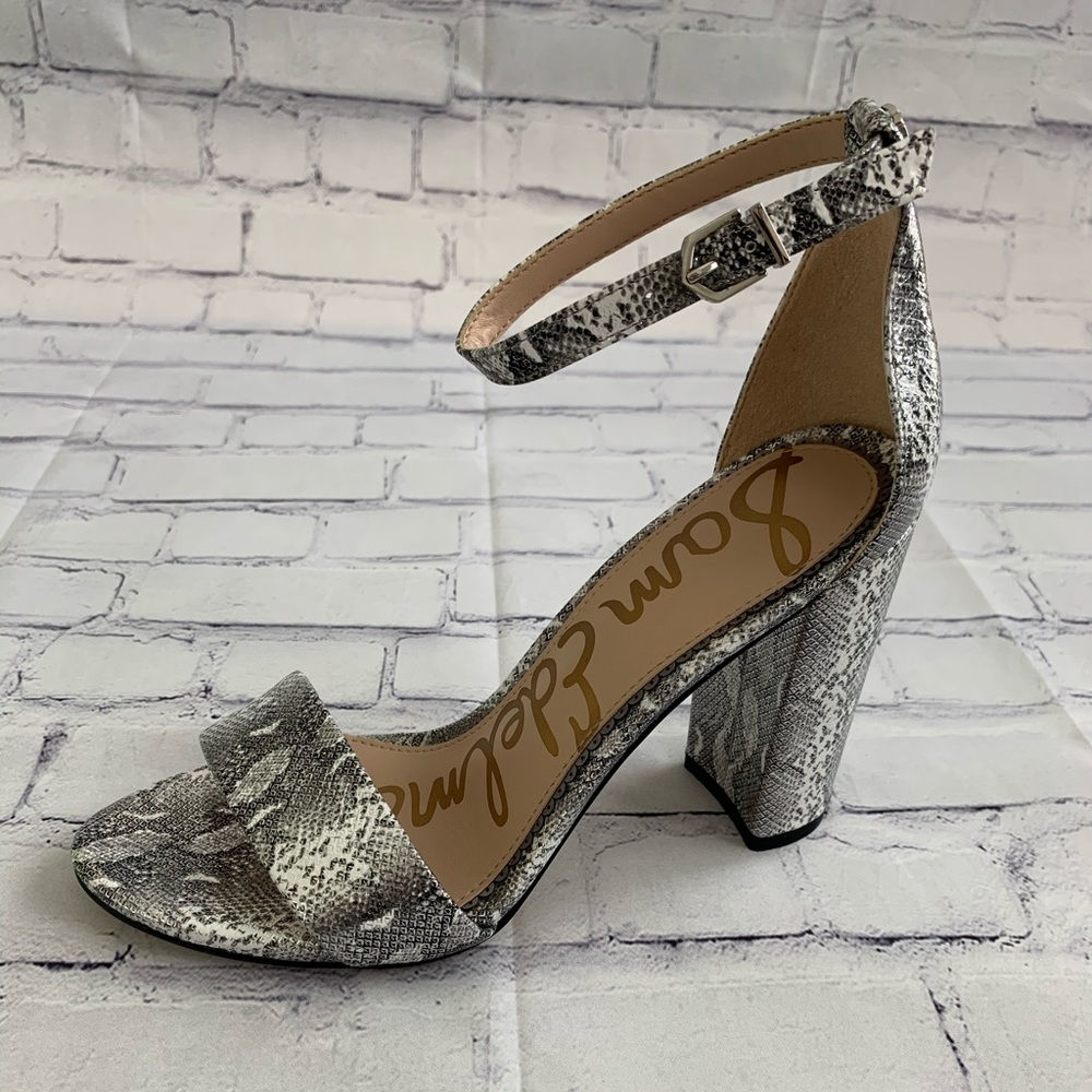 SAM EDELMAN yaro block heel sandal 🆕 - Picture 4 of 8